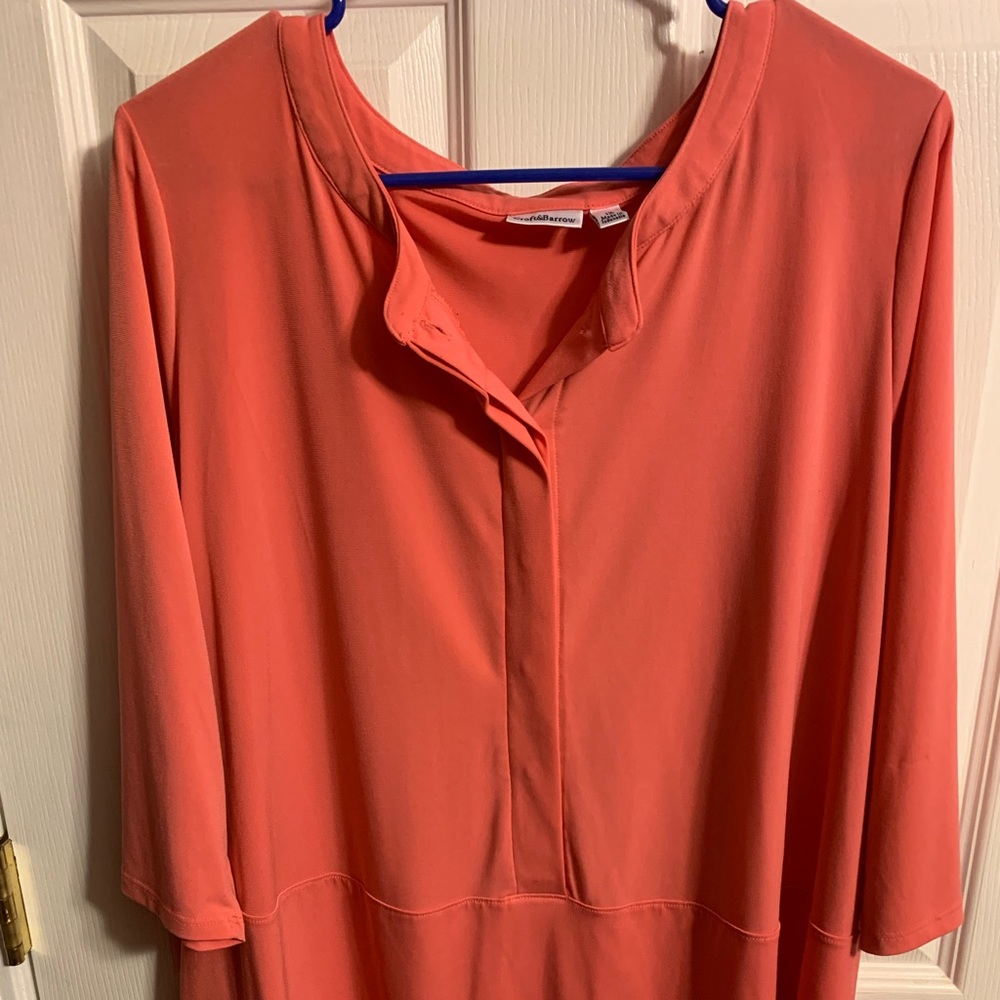 Peach blouse
